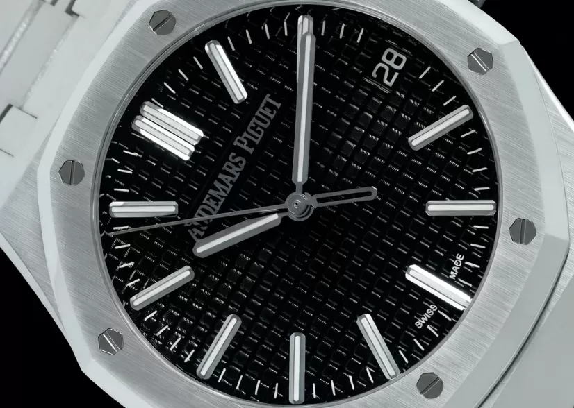 Royal Oak 41mm 15510 SS/SS Black/Stk APSF A4302 Super Clone - Image 3
