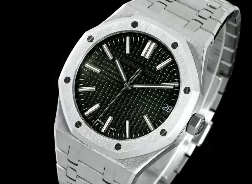 Royal Oak 41mm 15510 SS/SS Green/Stk APSF A4302 Super Clone - Image 4