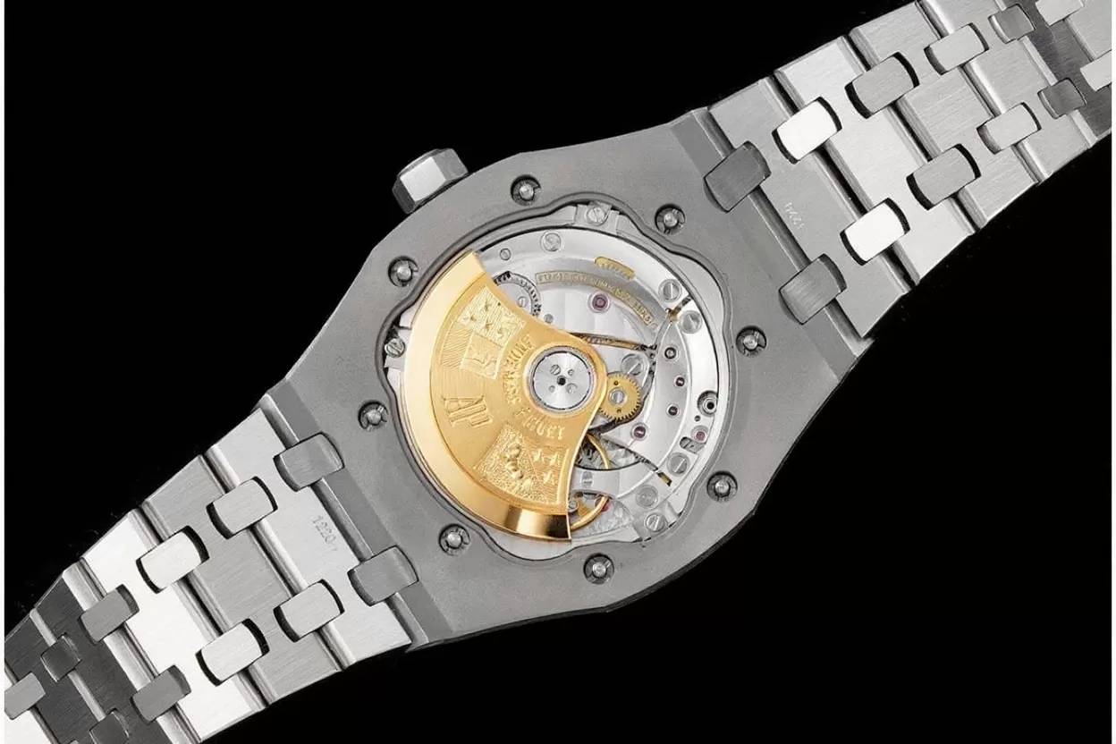 Royal Oak 15450 SS/SS White/Stk APSF SA3120 Super Clone - Image 5