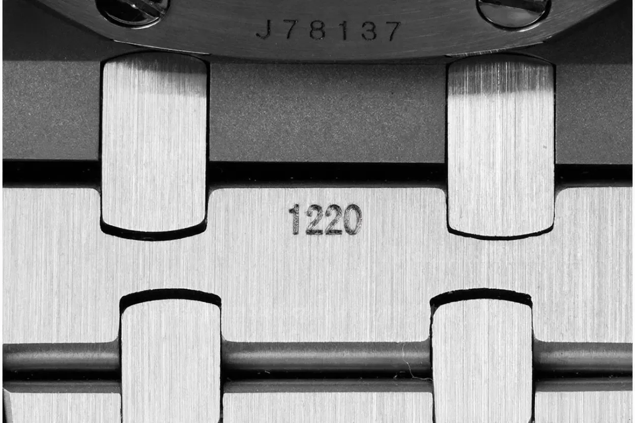 Royal Oak 15450 SS/SS White/Stk APSF SA3120 Super Clone - Image 19