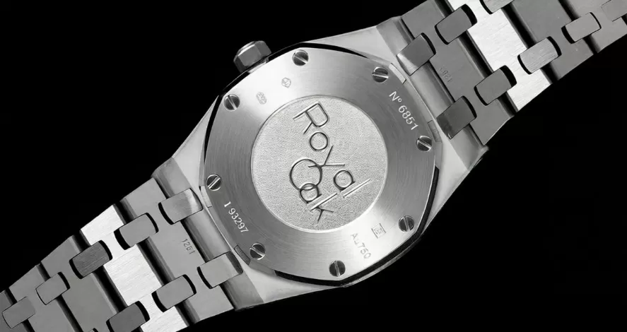 Royal Oak Ladies 67650 33mm SS/SS Black ZF Swiss Qtz - Image 7