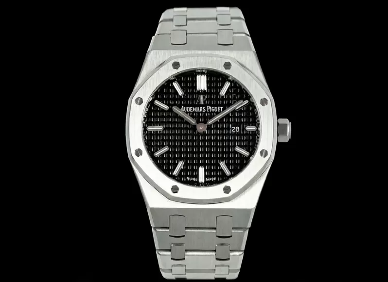 Royal Oak Ladies 67650 33mm SS/SS Black ZF Swiss Qtz