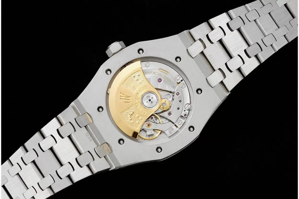 Royal Oak 15450 SS/SS Grey/Stk ZF SA3120 Super Clone - Image 6