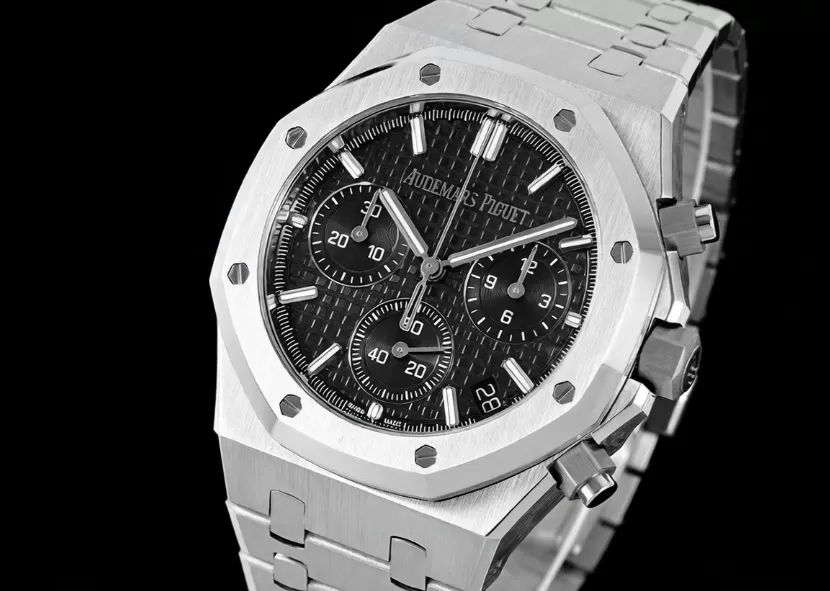 Royal Oak Chrono 26240ST 41mm SS/SS Black Dial APS V2 SH4401 Super Clone