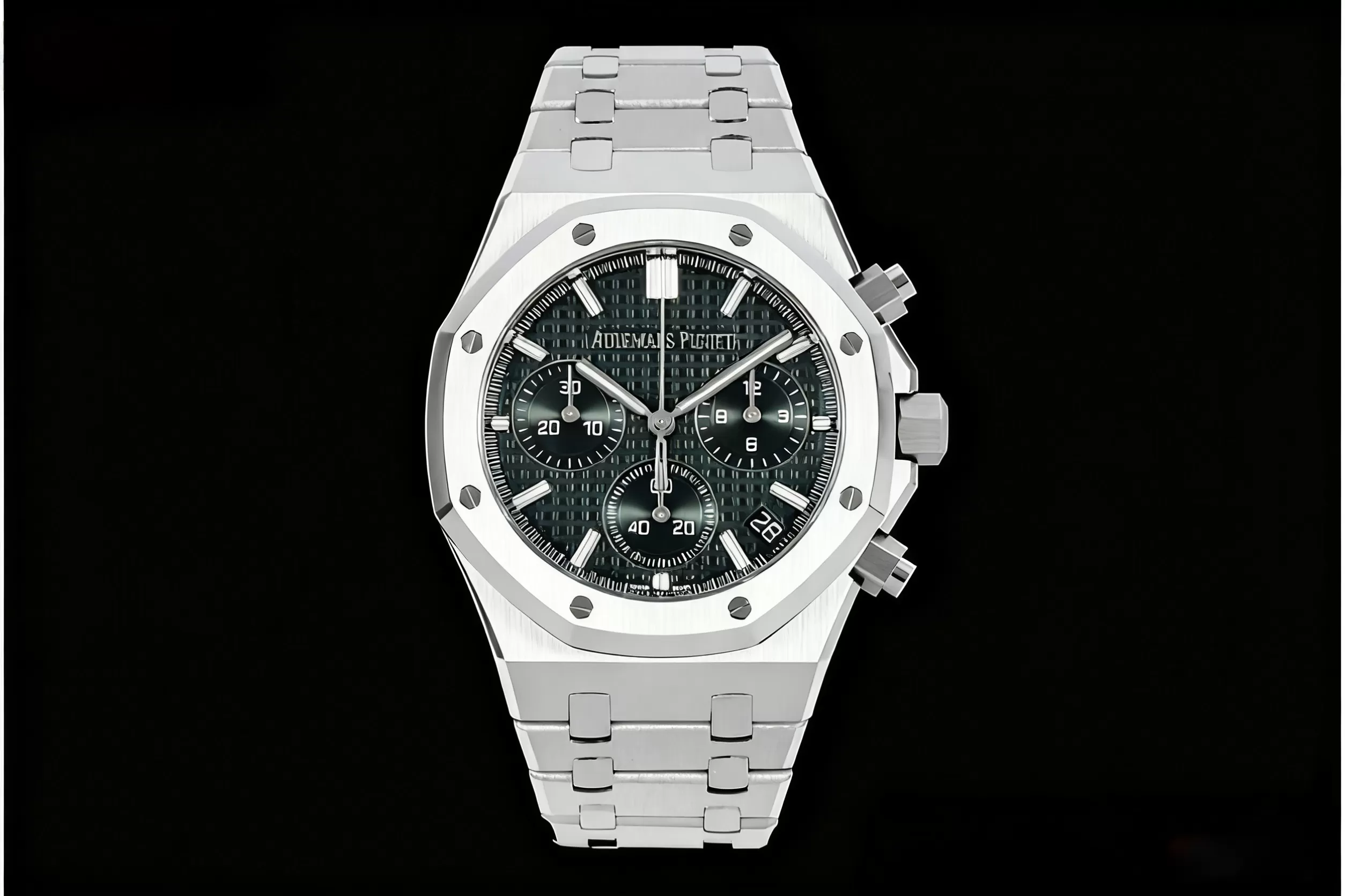 Royal Oak Chrono 26240ST 41mm SS/SS Green Dial APS V2 SH4401 Super Clone - Image 3
