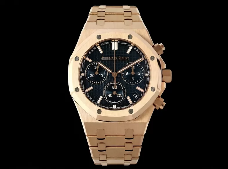 Royal Oak Chrono 26240OR 41mm RG/RG Blue Dial APS SH4401 Super Clone