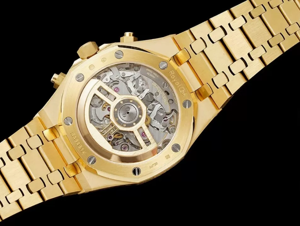 Royal Oak Chrono 26240BA 41mm YG/YG Gold Dial APS SH4401 Super Clone - Image 3