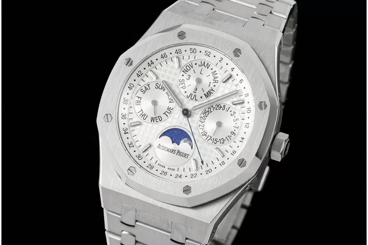 Royal Oak Perpetual Cal 26574 SS/SS White APSF A5134