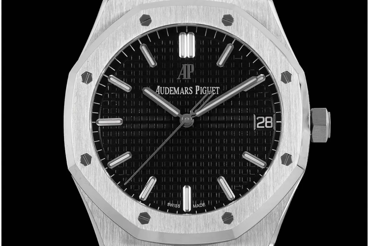 Royal Oak 41mm 15500 SS/SS Black/Stk APSF A4302 Super Clone - Image 2