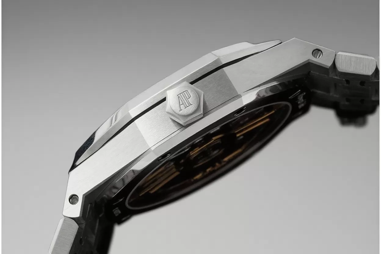 Royal Oak 41mm 15500 SS/SS Black/Stk APSF A4302 Super Clone - Image 4