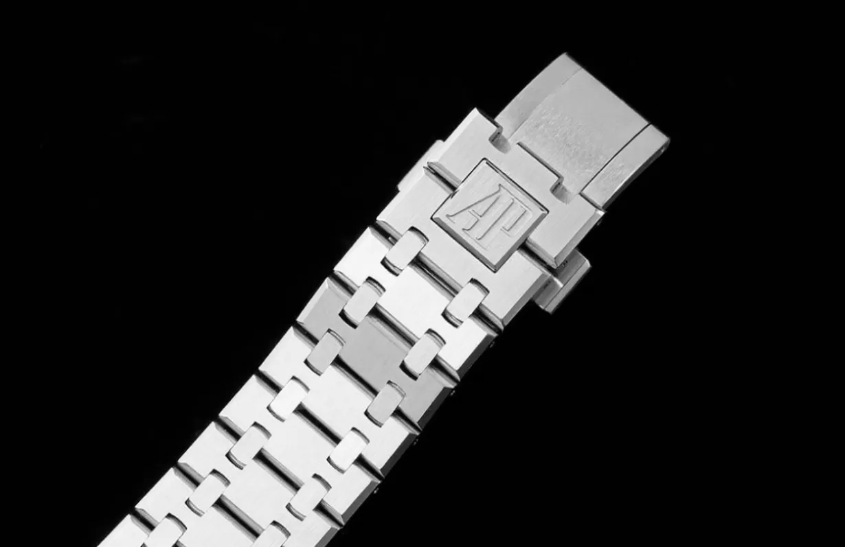 Royal Oak 41mm 15500 SS/SS Black/Stk APSF A4302 Super Clone - Image 15