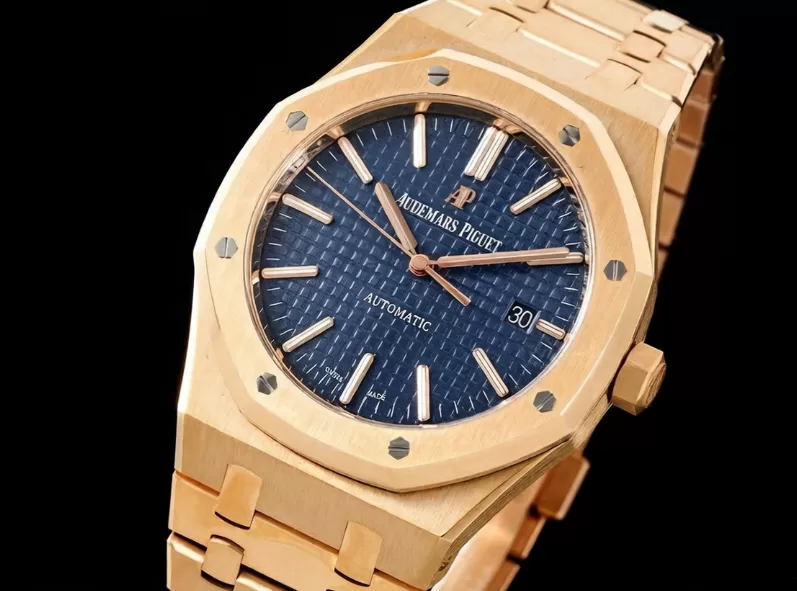 Royal Oak 15400 RG/RG Blue/Stk ZF V2 A3120 Super Clone