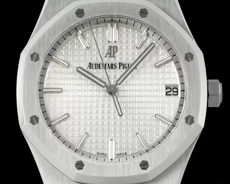 Royal Oak 41mm 15500 SS/SS White/Stk ZF V3 A4302 Super Clone - Image 2