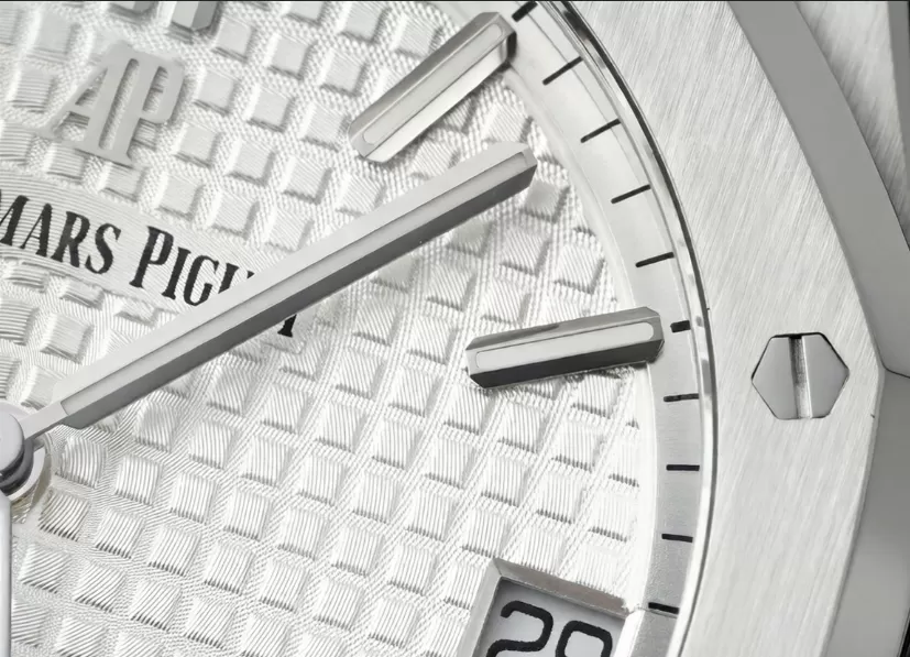Royal Oak 41mm 15500 SS/SS White/Stk ZF V3 A4302 Super Clone - Image 4