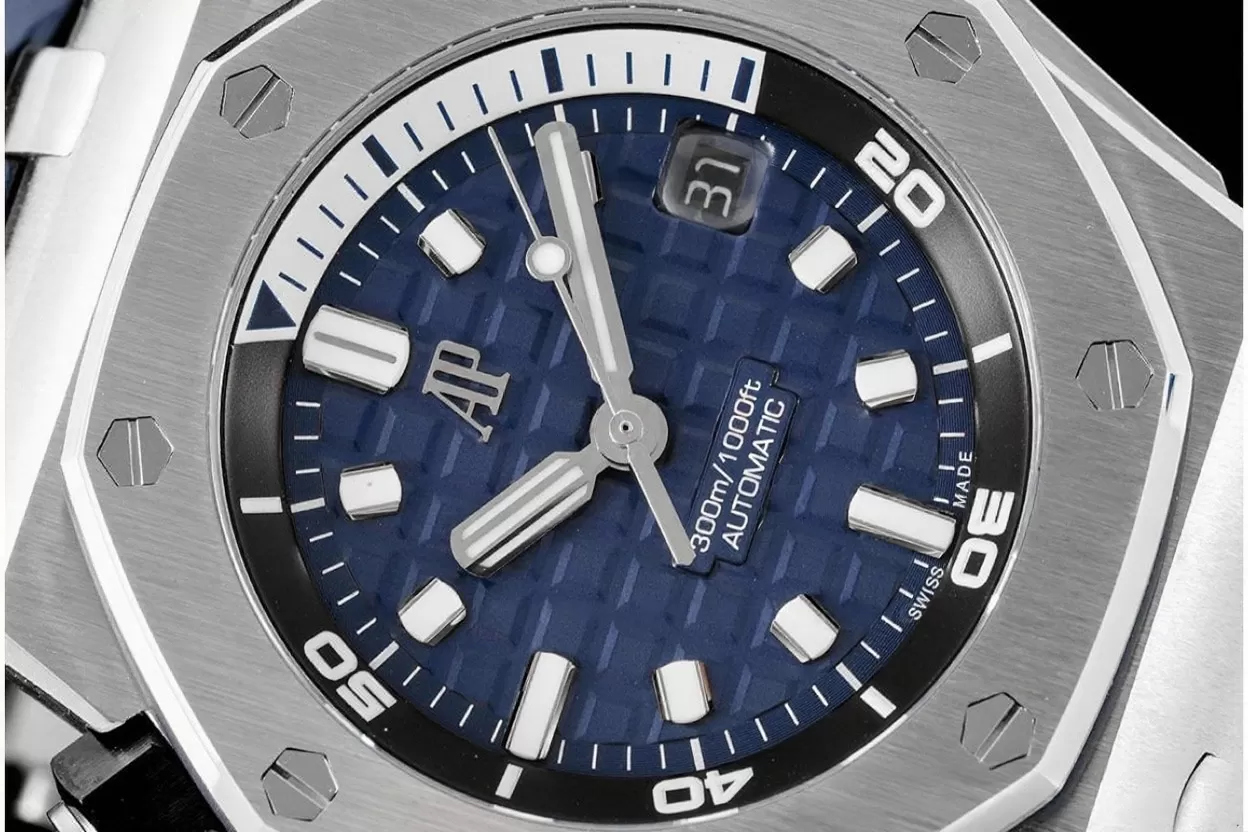 Royal Oak Offshore Diver 15720 42mm SS/RU Blue/Stk ZF A4308 - Image 4