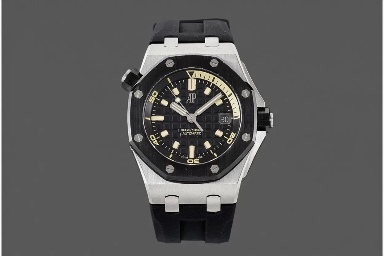Royal Oak Offshore Diver 15720 42mm SS/RU Black/Stk ZF A4308 - Image 2