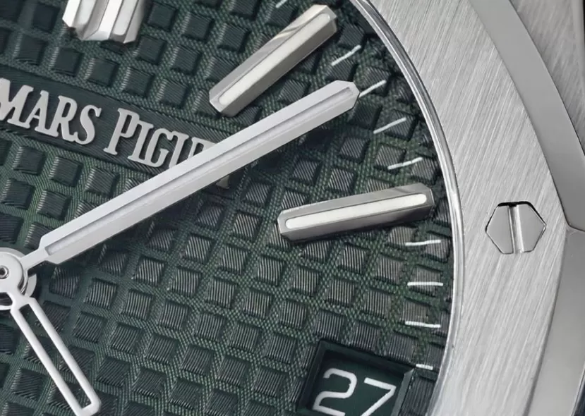 Royal Oak 50th Anniverary 41mm 15510 SS/SS Green/Stk ZF A4302 - Image 4