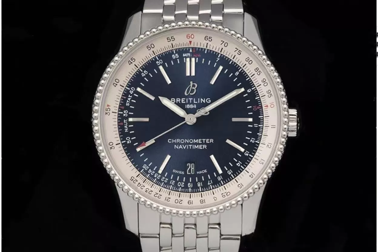 Breitling - Navitimer 1 41mm SS/SS Blue V7F A2824 - Image 2
