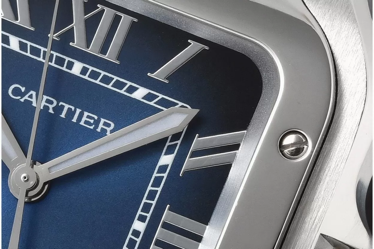 Santos De Cartier 35mm SS/SS Blue Dial BVF MY9039 - Image 5