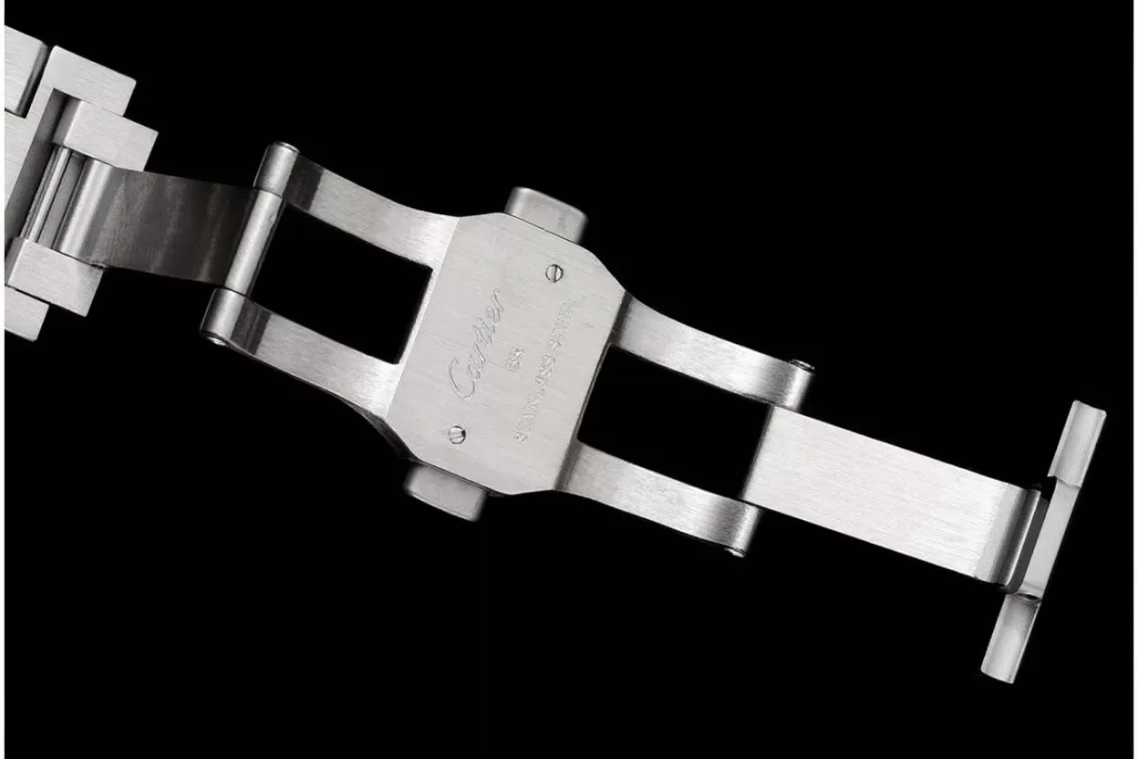 Santos De Cartier 2018 Mens XL 40mm SS/SS Wht BVF MY9019 - Image 24