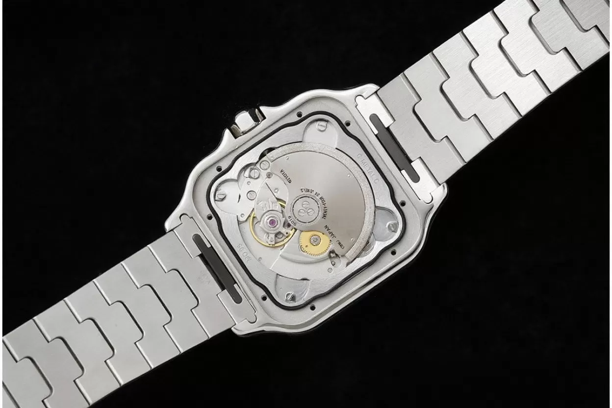 Cartier - Santos De Cartier 2018 Mens XL 40mm YG/SS Wht BVF MY9019 - Image 10