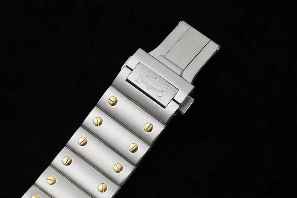 Cartier - Santos De Cartier 2018 Mens XL 40mm YG/SS Wht BVF MY9019 - Image 22