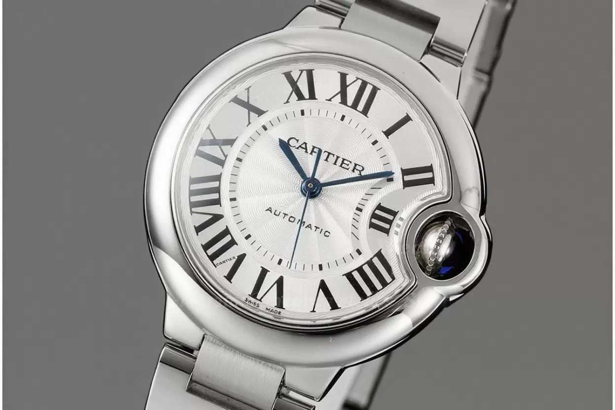 Ballon Bleu De Cartier Unisex 36mm SS/SS White Dial V6F A076