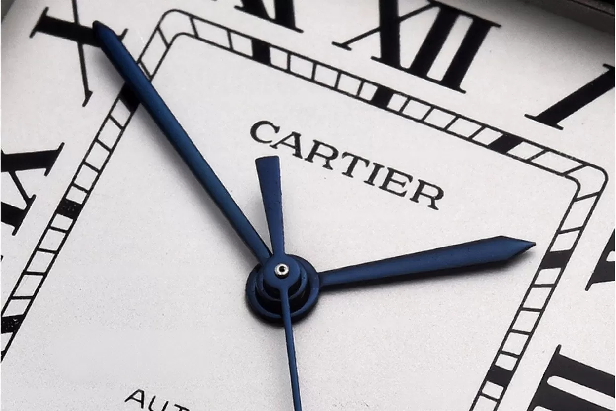 Cartier - Santos De Cartier Mens XL YG/SS White 3KF MY9015 - Image 4