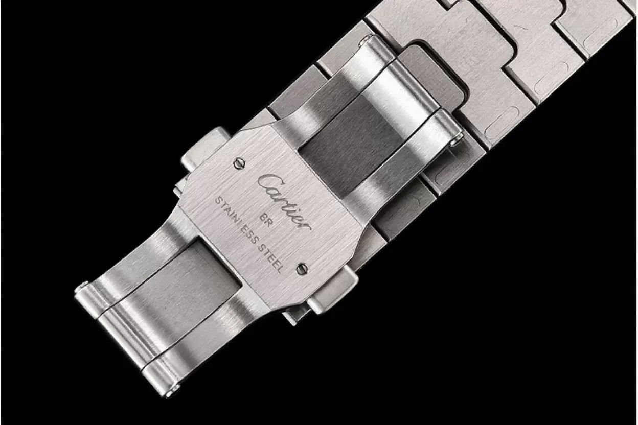 Cartier - Santos De Cartier Mens XL YG/SS White 3KF MY9015 - Image 17