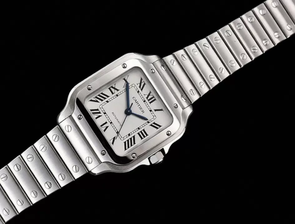 Cartier - Santos De Cartier 35mm Mens SS/SS White 3KF MY9015 - Image 4