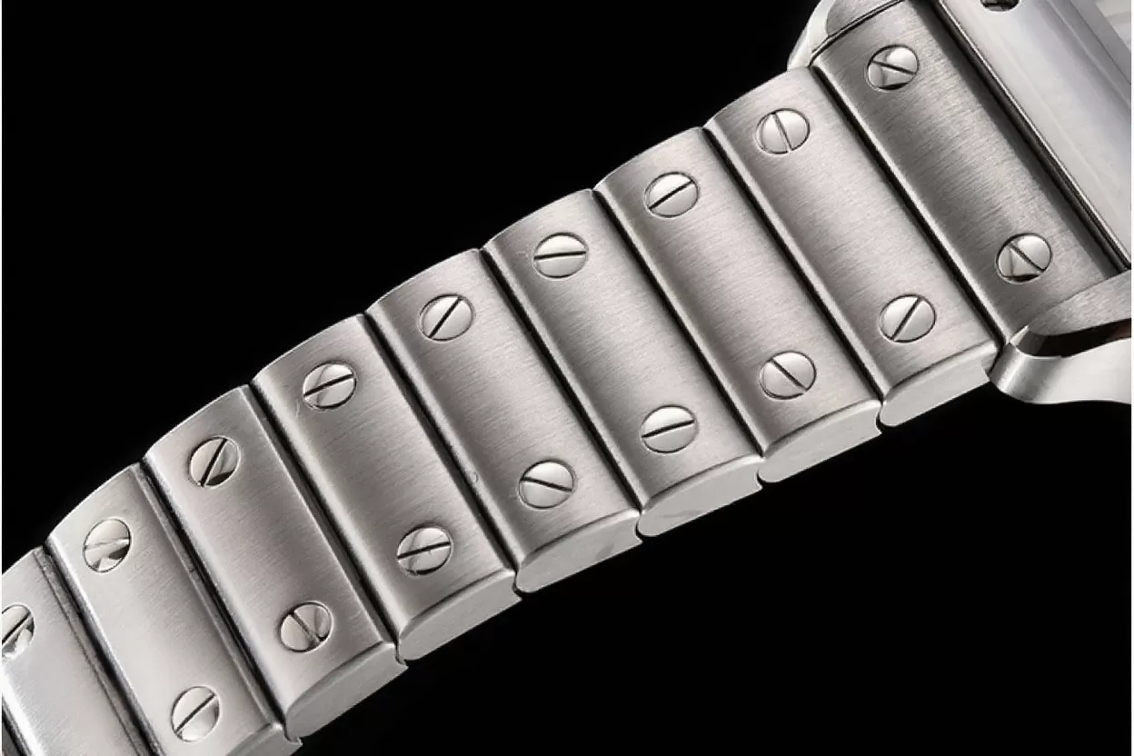 Cartier - Santos De Cartier 35mm Mens SS/SS White 3KF MY9015 - Image 15