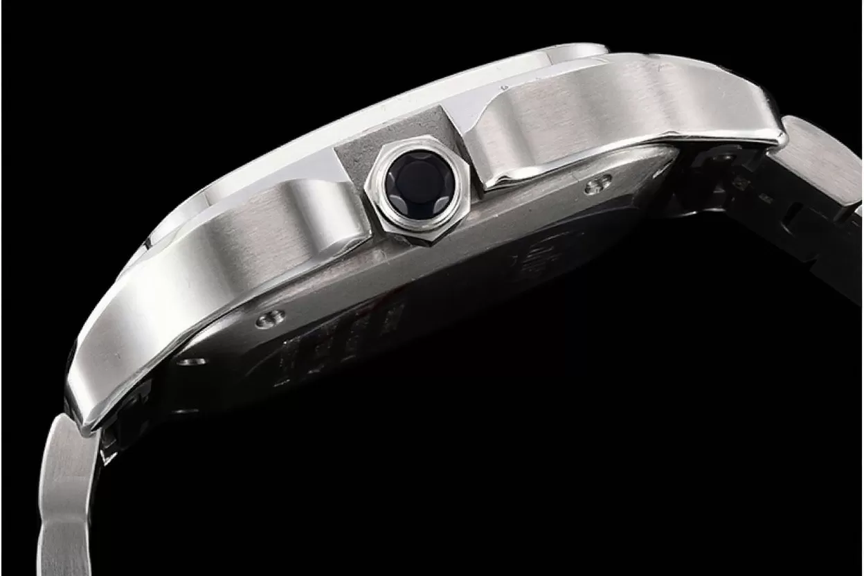 Cartier - Santos De Cartier 35mm Mens SS/SS White 3KF MY9015 - Image 19