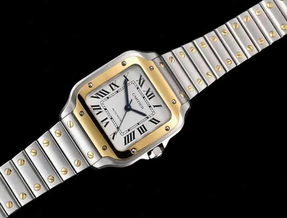 Cartier - Santos De Cartier 35mm Mens YG/SS White 3KF MY9015 - Image 2