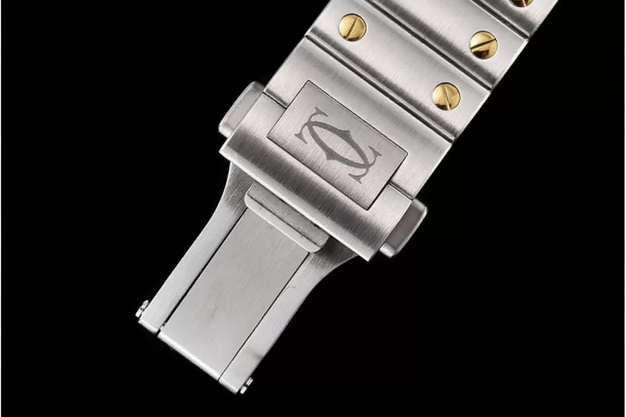 Cartier - Santos De Cartier 35mm Mens YG/SS White 3KF MY9015 - Image 14