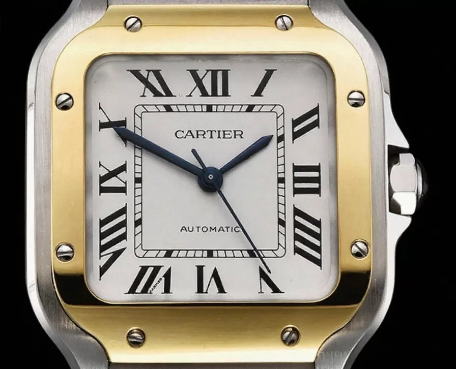 Cartier - Santos De Cartier 35mm Mens YG/SS White 3KF MY9015 - Image 15