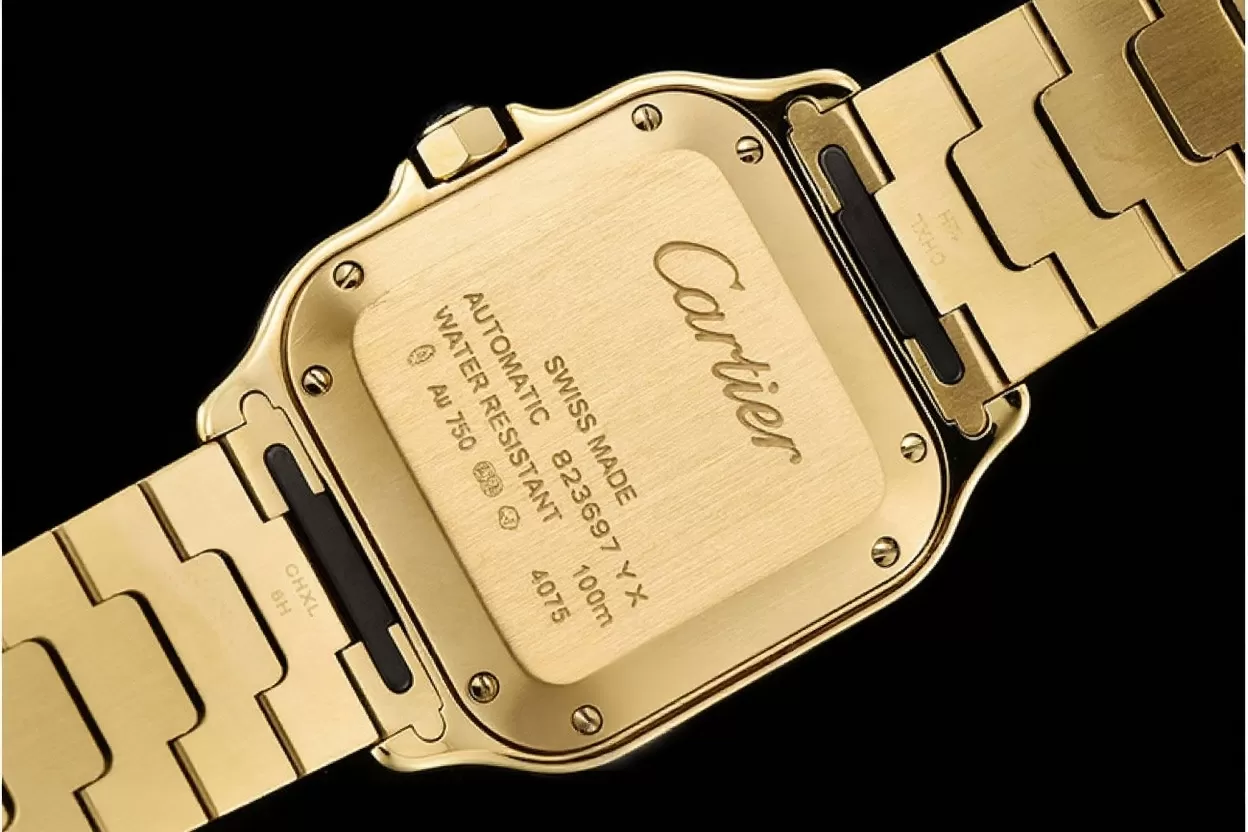 Cartier - Santos De Cartier 35mm Mens YG/YG White 3KF MY9015 - Image 2