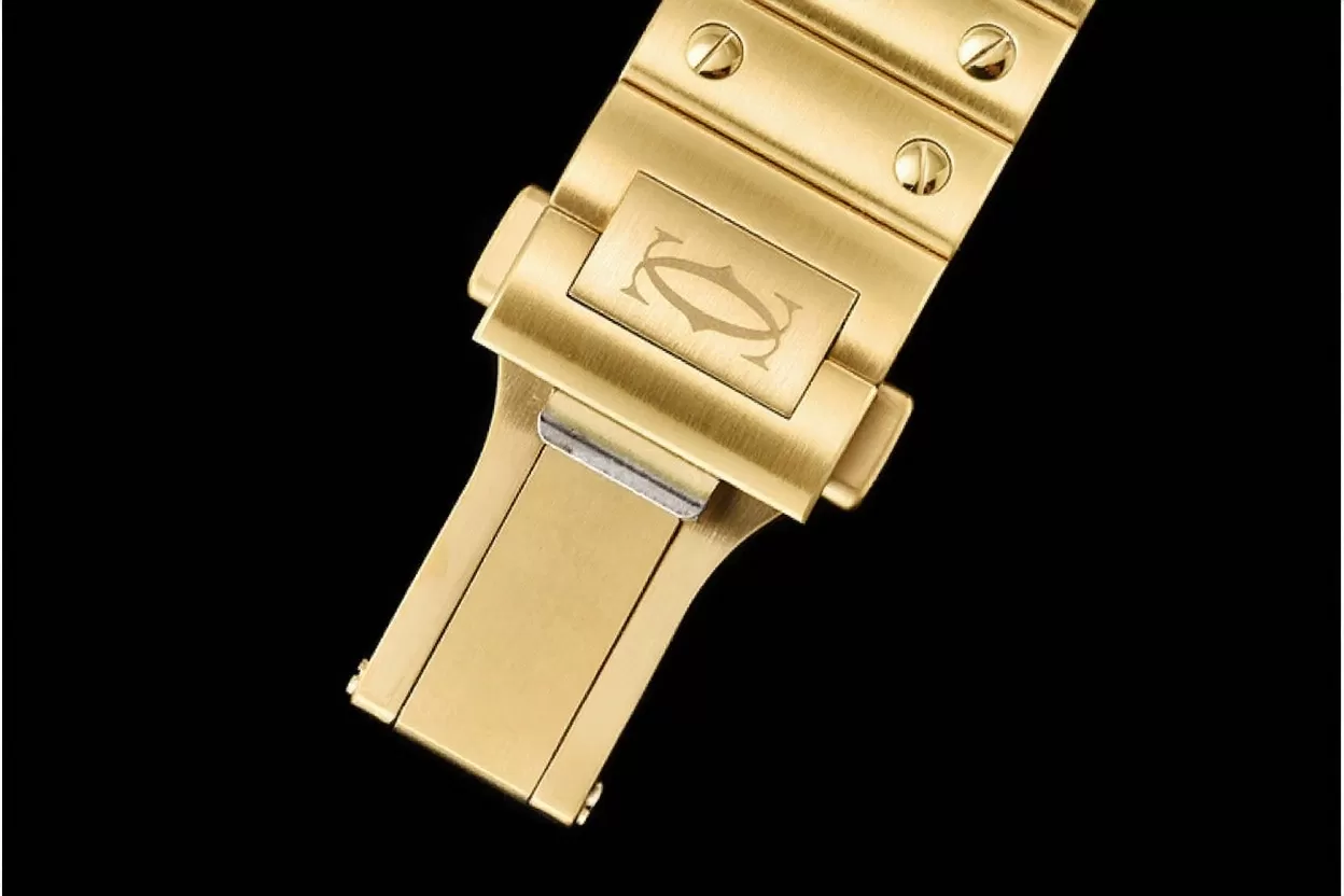 Cartier - Santos De Cartier 35mm Mens YG/YG White 3KF MY9015 - Image 13
