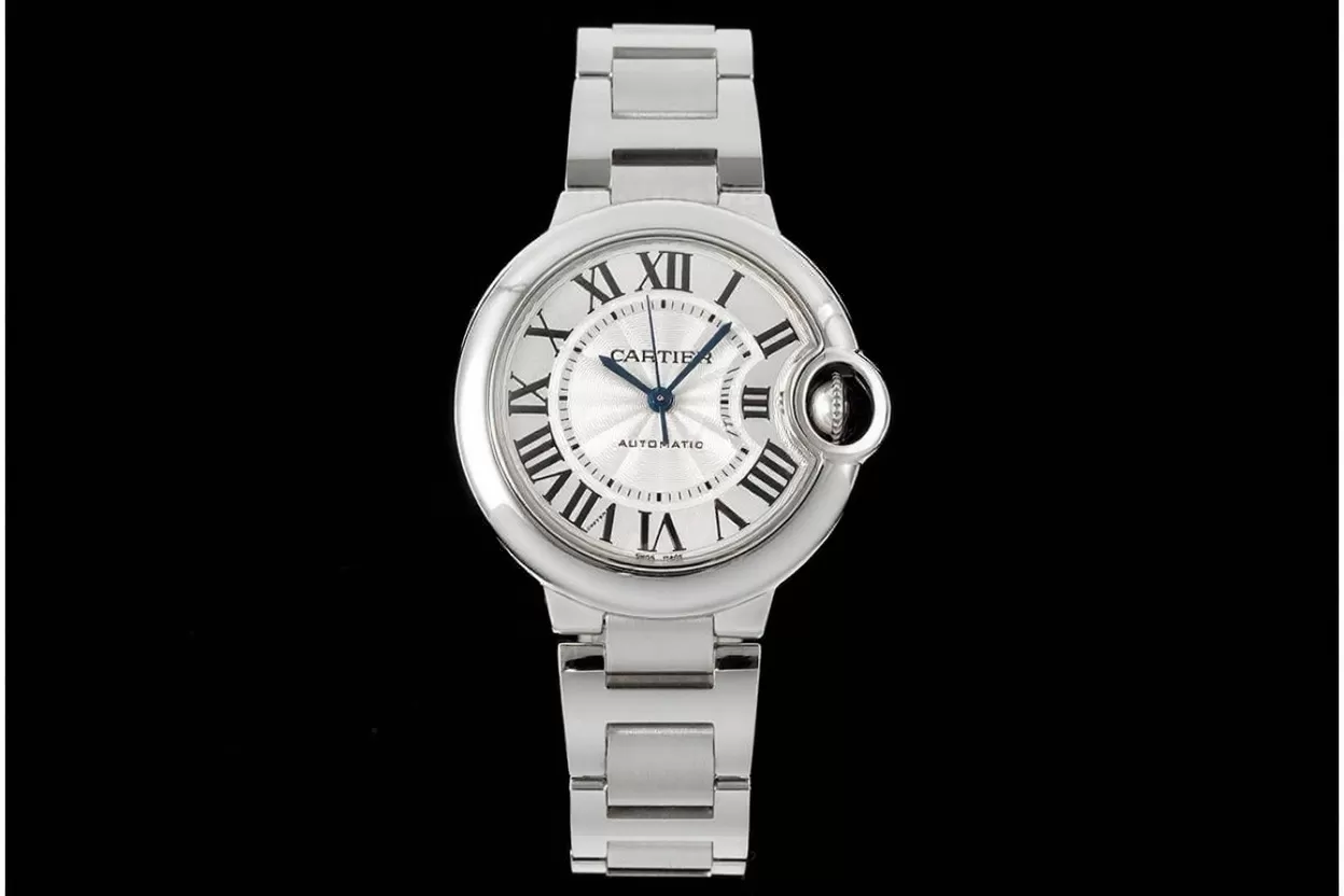 Ballon Bleu De Cartier Ladies 33mm SS/SS White 3KF A076