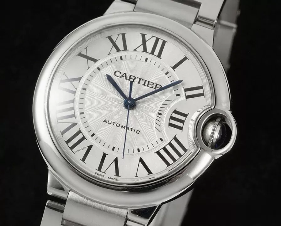 Cartier Balon Bleu De Cartier SS/SS White/Stk 36mm 3KF A076