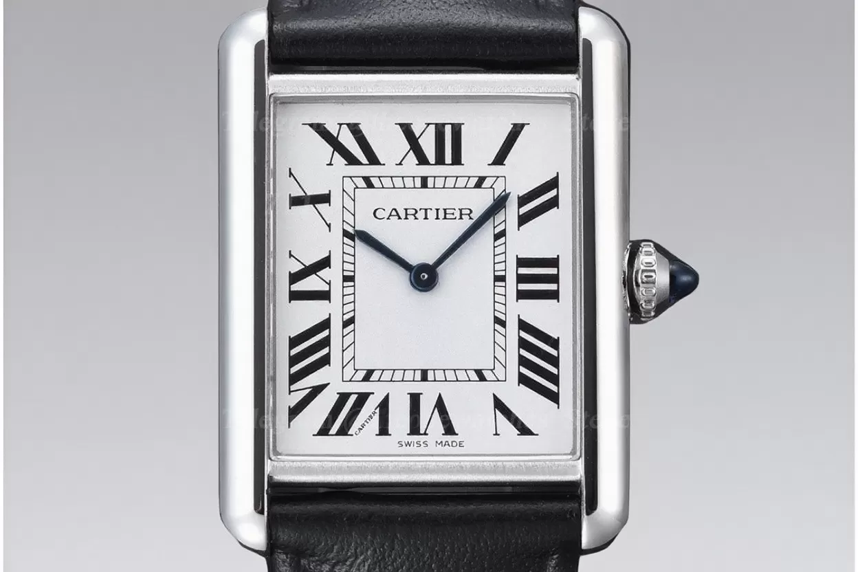 Tank Must SS/LE White Dial On Black Leather Strap K11F Quartz - Image 2