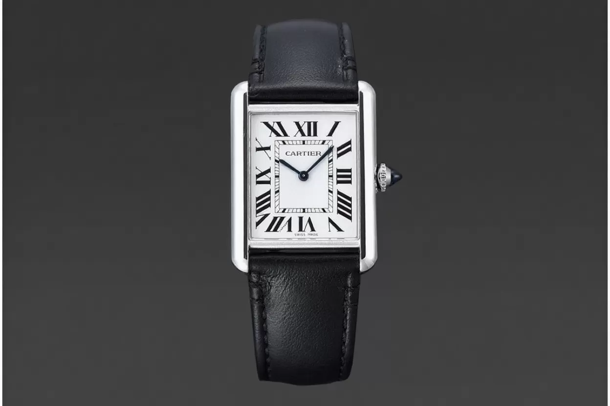 Tank Must SS/LE White Dial On Black Leather Strap K11F Quartz - Image 3