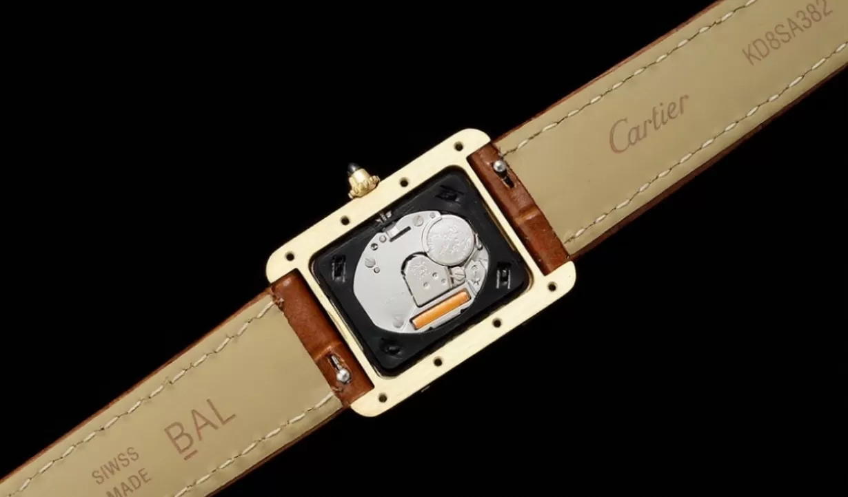 Tank Louis 22mm YG/LE White Dial AF Quartz - Image 7