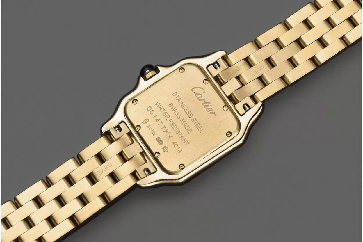Panthere Secrete De Ladies 27mm YG/YG White Dial 8848F Swiss Qtz - Image 7