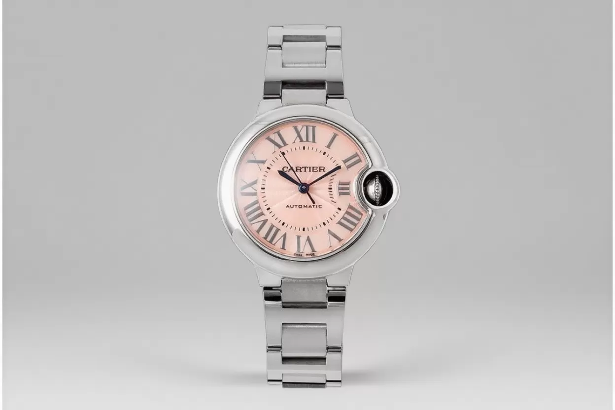 Ballon Bleu De Cartier 33mm SS/SS Pink Dial AF NH05 - Image 4