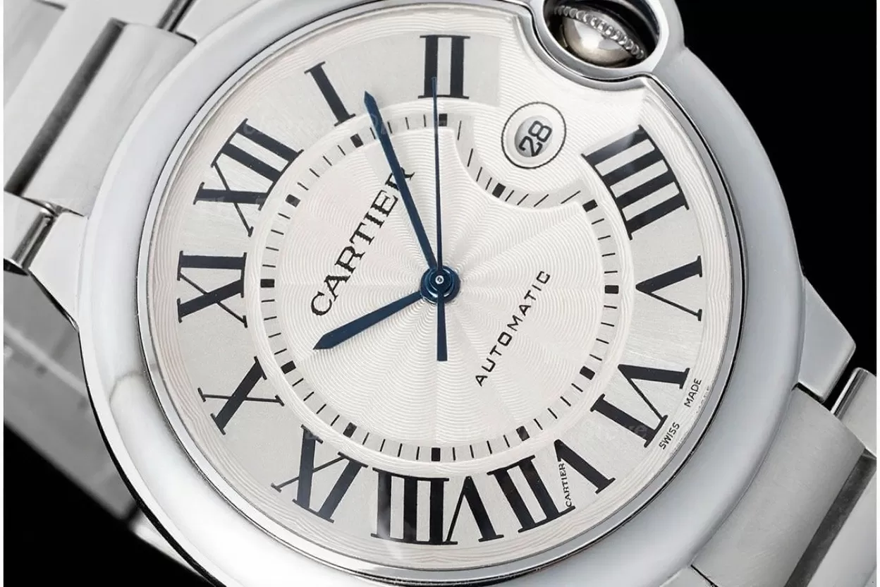 Ballon Bleu De Cartier 42mm SS/SS White Dial AF A2824 - Image 3