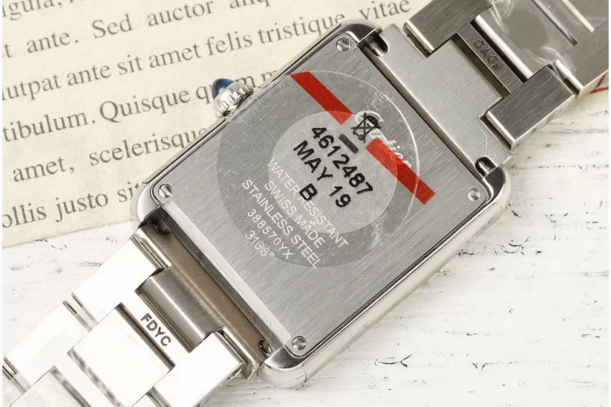 Cartier - Tank Solo 24.4mm SS/SS White Dial AF Quartz - Image 8