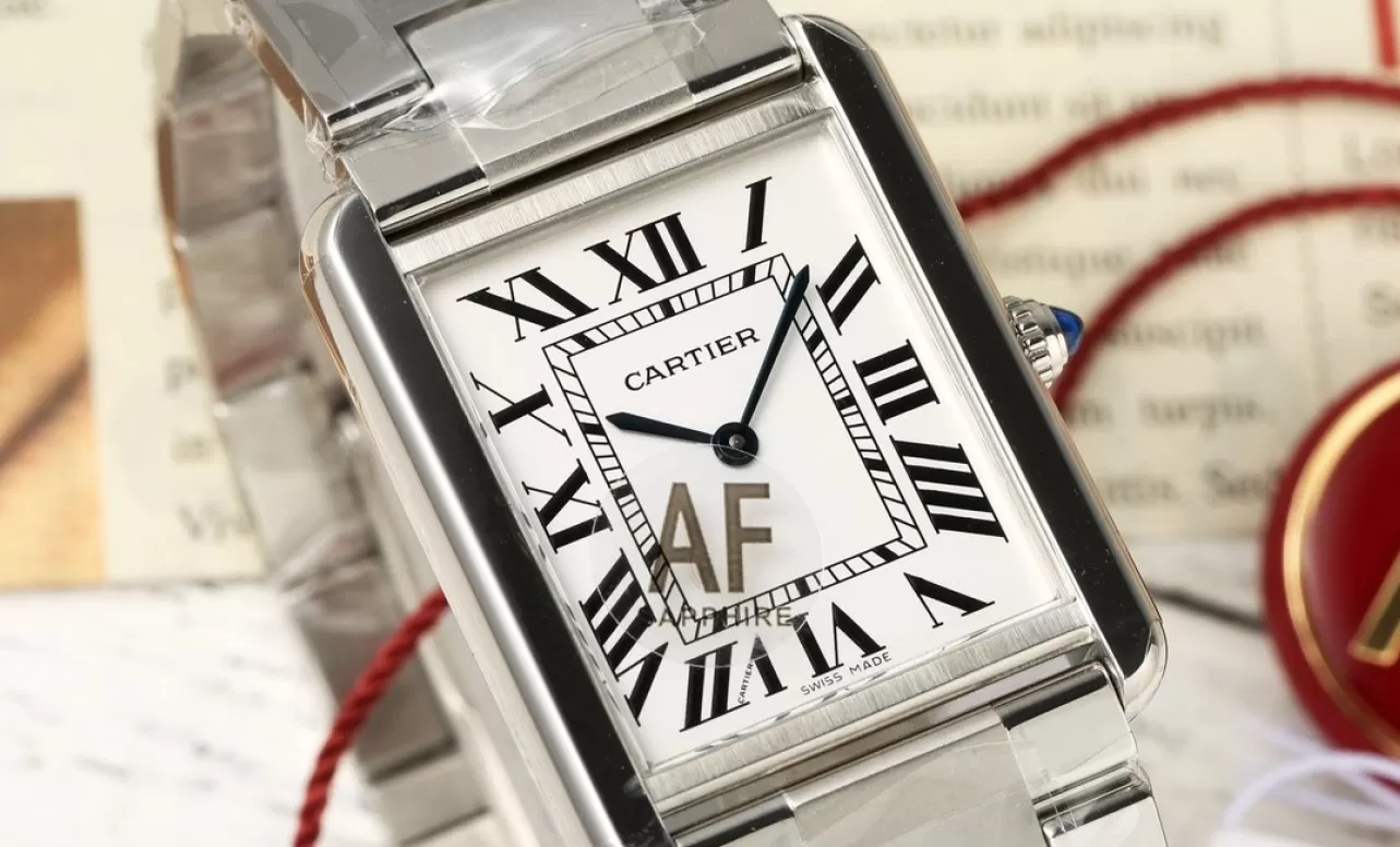 Cartier - Tank Solo 27.4mm SS/SS White Dial AF Quartz - Image 3