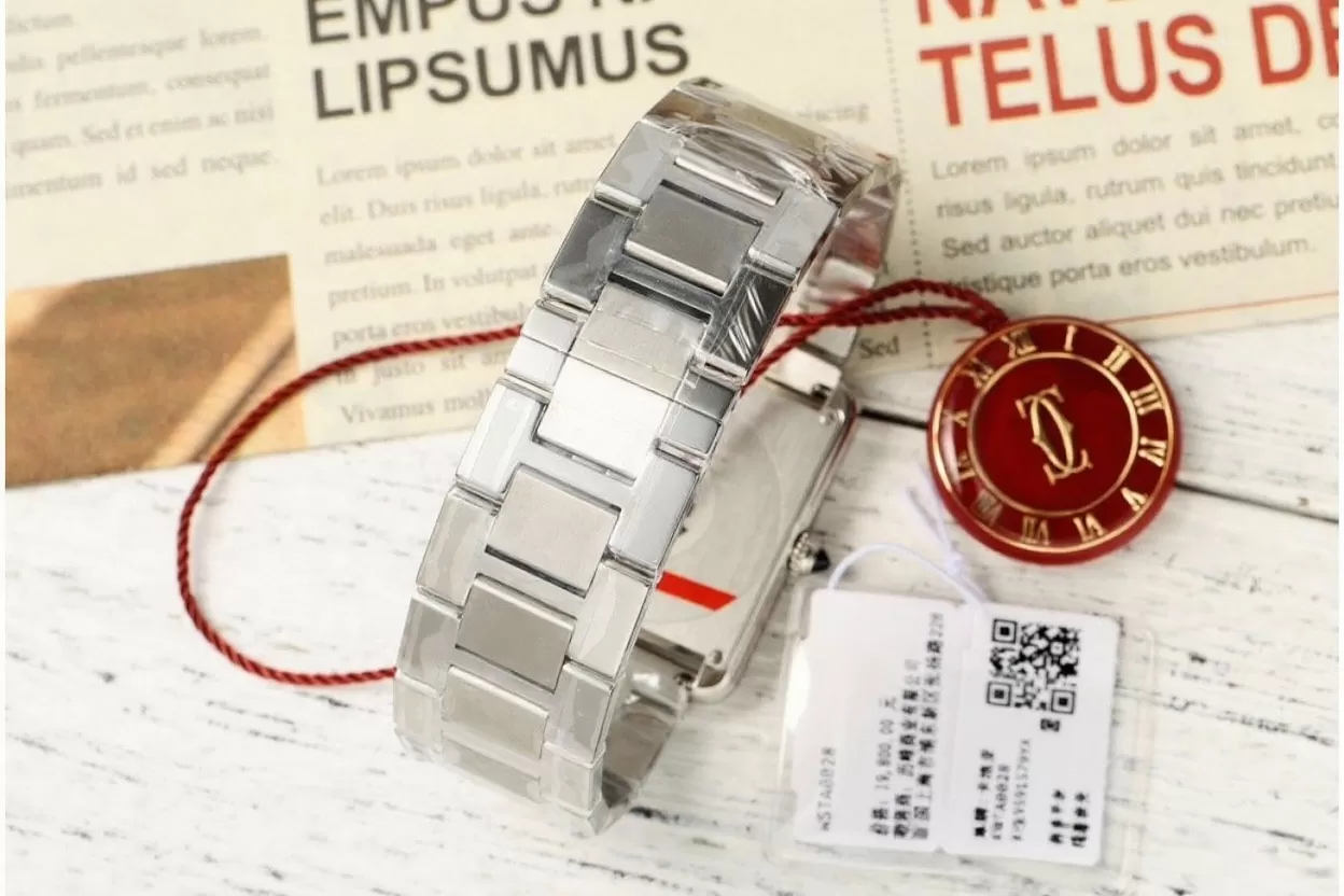 Cartier - Tank Solo 27.4mm SS/SS White Dial AF Quartz - Image 9