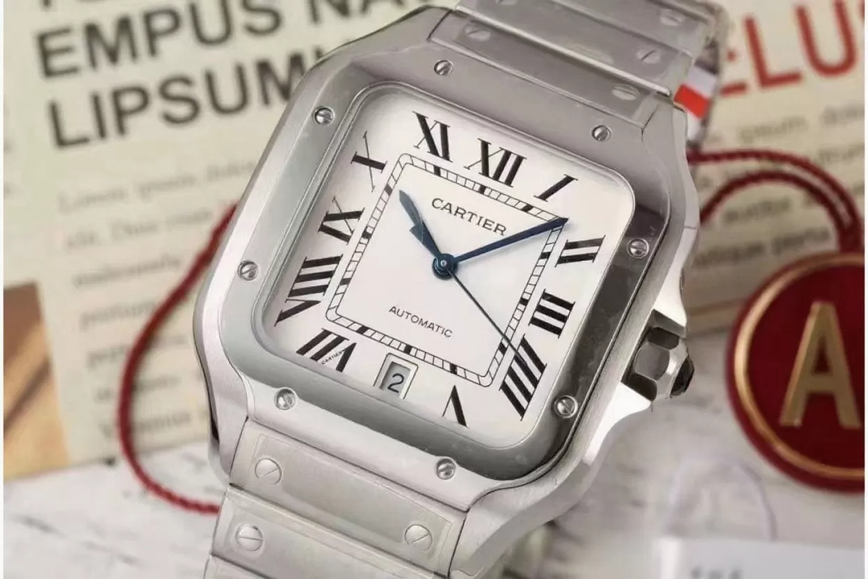 Cartier - Santos De Cartier 40mm XL SS/SS White Dial AF MY9015