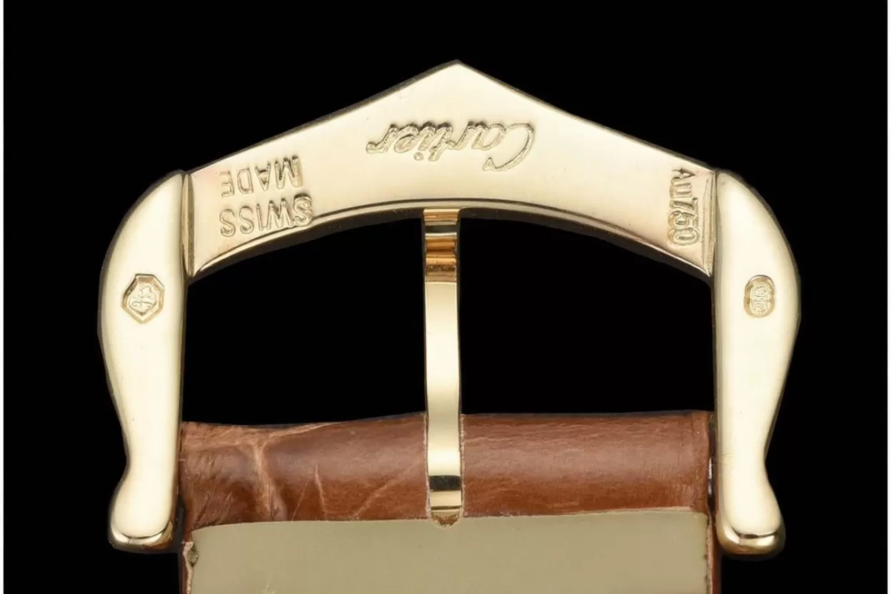 Tank Louis 22mm Alligator YG/LE White Dial DRF Quartz - Image 19